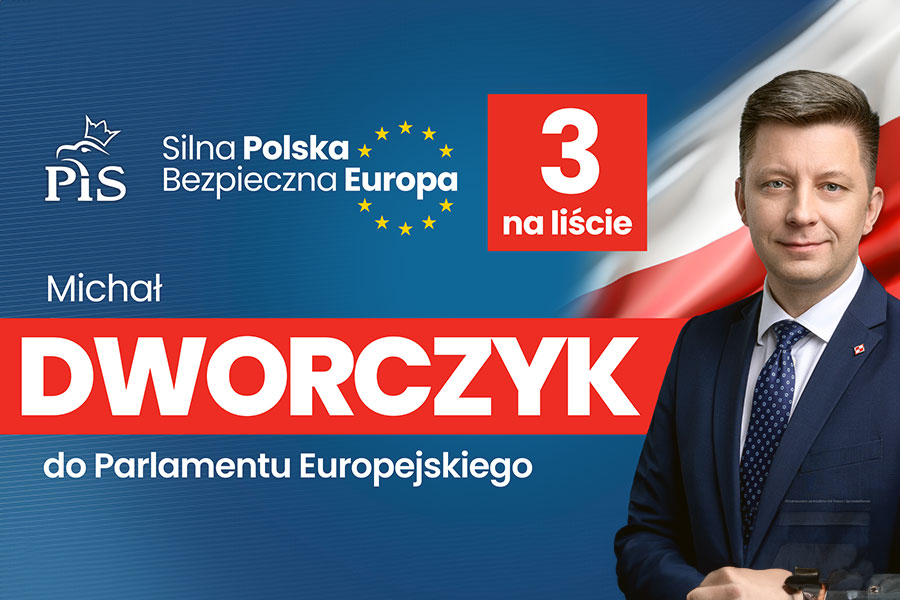 Micha Dworczyk do Parlamentu Europejskiego - 09.06.2024.