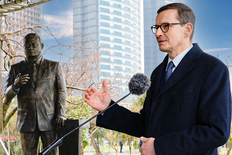 Premierzy Polski i Gruzji odsonili pomnik Lecha Kaczyskiego. Gdyby Europa posuchaa go, moglibymy unikn strasznych tragedii - 17.03.2022.