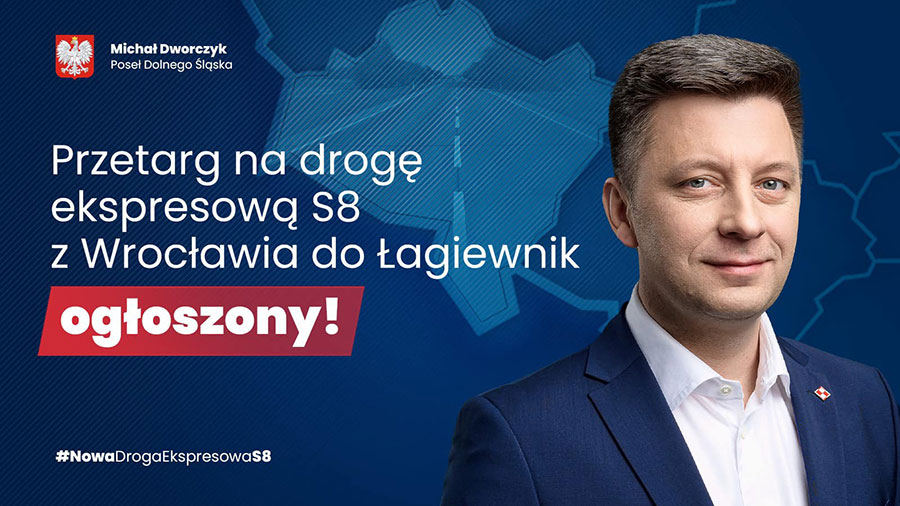 Przetarg na drog S8 z Wrocawia do agiewnik ogoszony - 15/18.05.2023. 